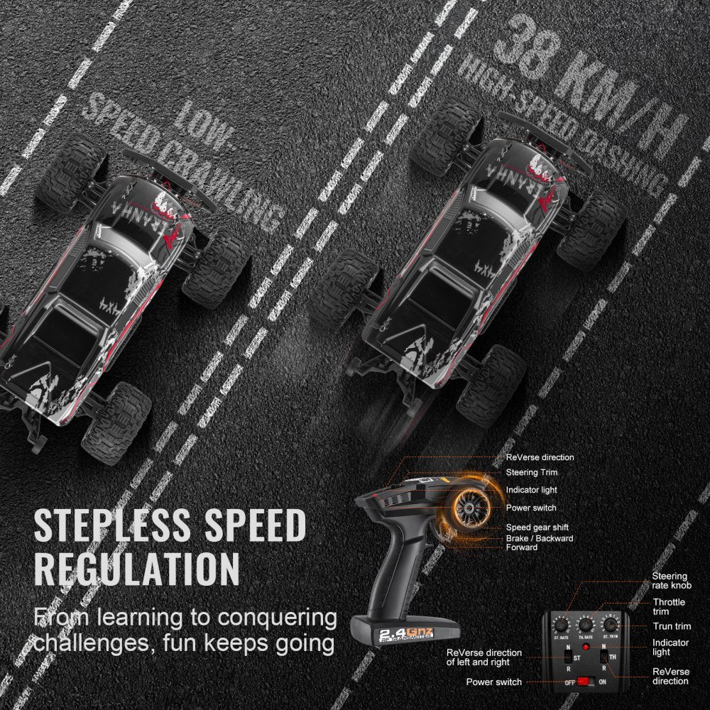9200E - 1:10 Scale 4WD Off-Road RC Car with 38 km/h Speed