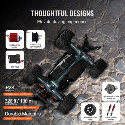 9200E - 1:10 Scale 4WD Off-Road RC Car with 38 km/h Speed