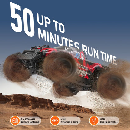 9300E - 1:18 Off-Road RC Car with High-Speed Motor and Waterproof Design