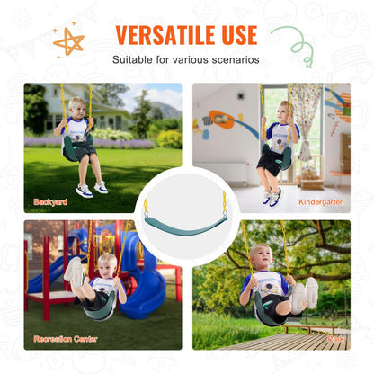 TL18C-02 - VEVOR Soft Board Swing Seats with Heavy-Duty Chains for Kids