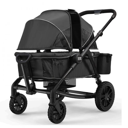 D005 - Compact All-Terrain Stroller Wagon for Two, 55 lbs Capacity