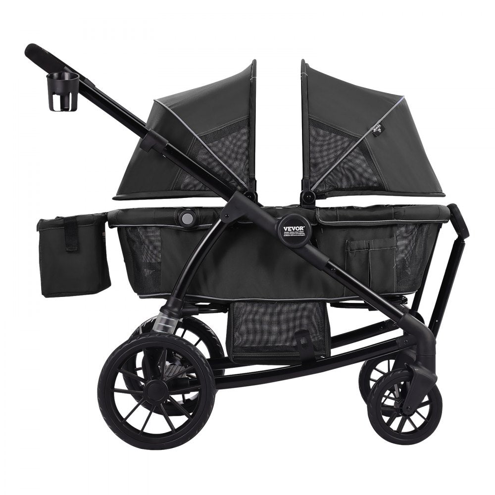 D005 - Compact All-Terrain Stroller Wagon for Two, 55 lbs Capacity