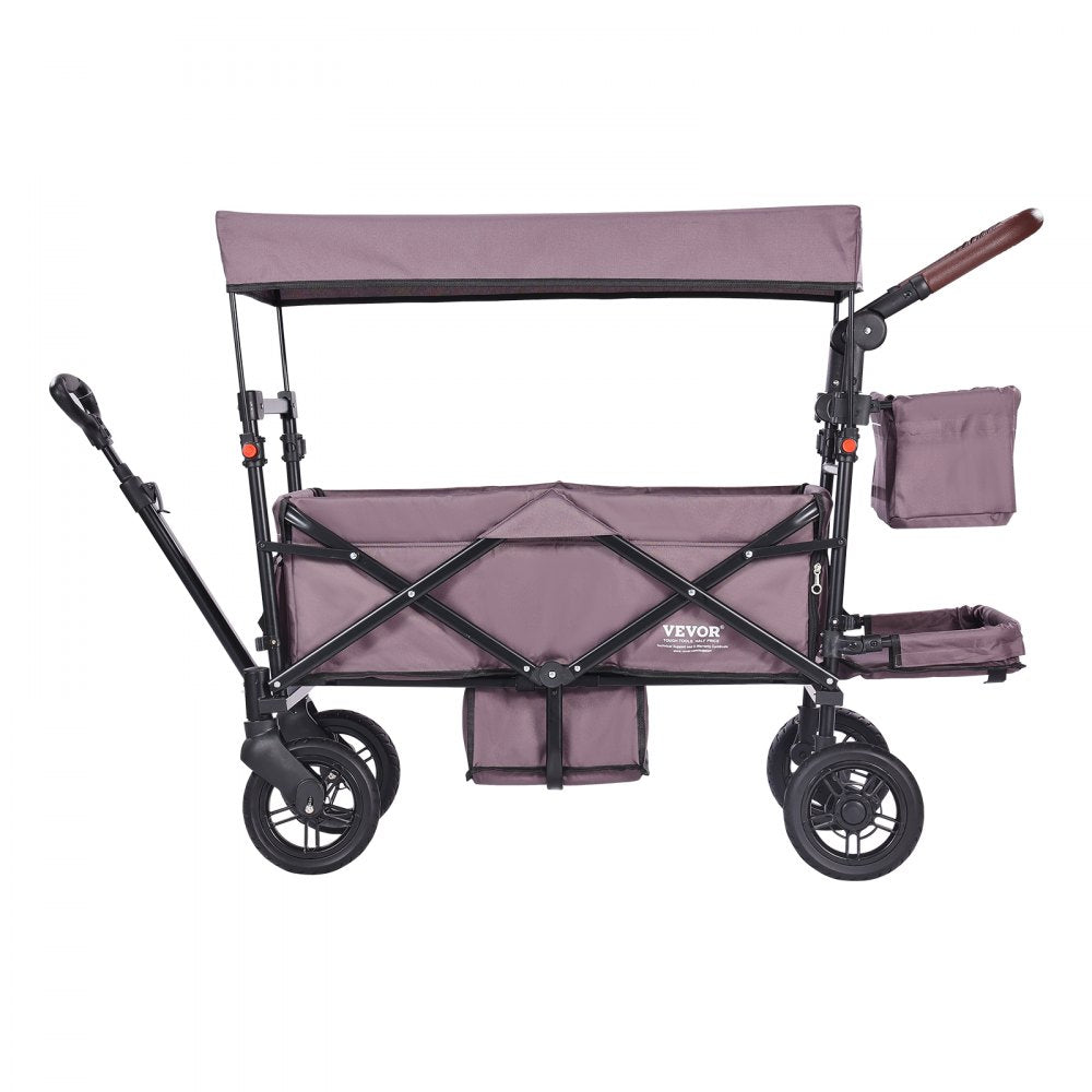 IM-662-AZ - Twin Ready Wagon Stroller with Canopy & Foldable Design
