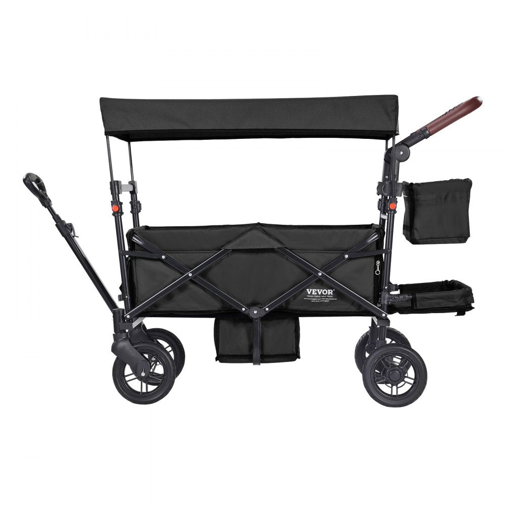 IM-662-HS - Quick-Fold VEVOR Wagon Stroller for 2 Kids, 55 lbs Capacity
