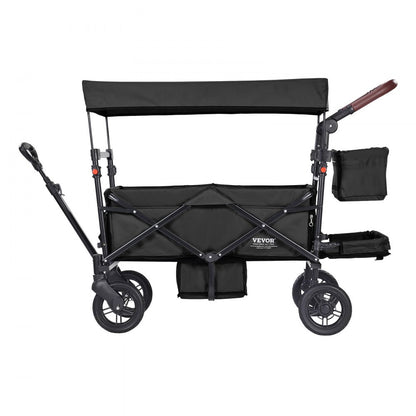 IM-662-HS - Quick-Fold VEVOR Wagon Stroller for 2 Kids, 55 lbs Capacity