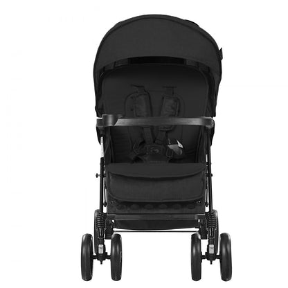 T33 - Lightweight Double Stroller with Safety Belt for All Terrains