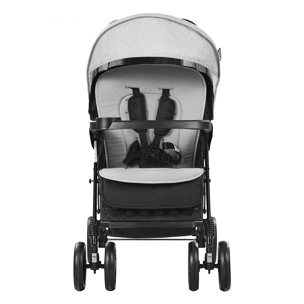 T33 - Portable Lightweight Double Stroller with Comfortable Seats