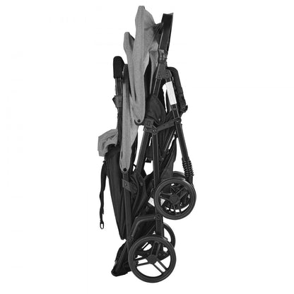 T33 - Lightweight Double Stroller with Safety Belt and Easy Storage