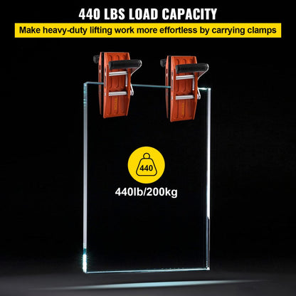 50BYJ - Heavy-Duty Lifting Clamps with 1.97" Opening and Ergonomic Handles