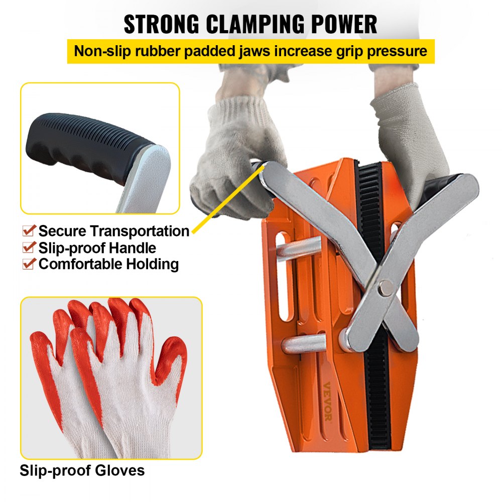 50BYJ - Heavy-Duty Lifting Clamps with 1.97" Opening and Ergonomic Handles