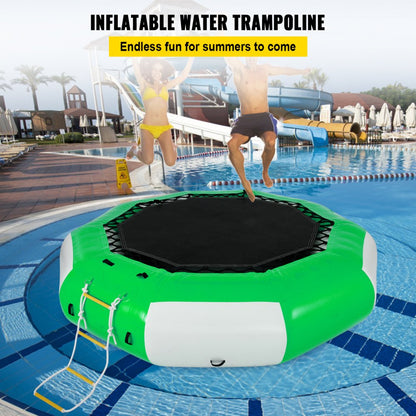 010482477164 - 10FT Inflatable Water Trampoline for Fun & Relaxation