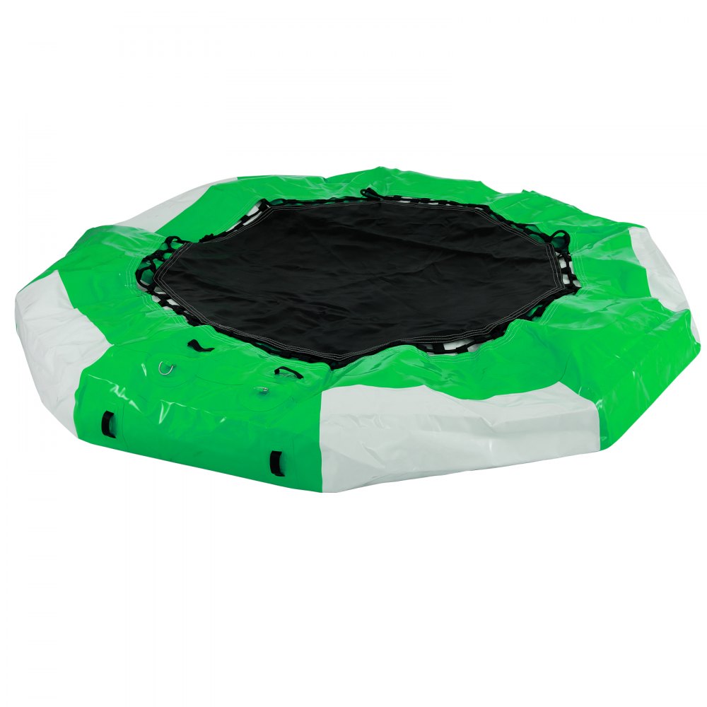 010482477164 - 10FT Inflatable Water Trampoline for Fun & Relaxation