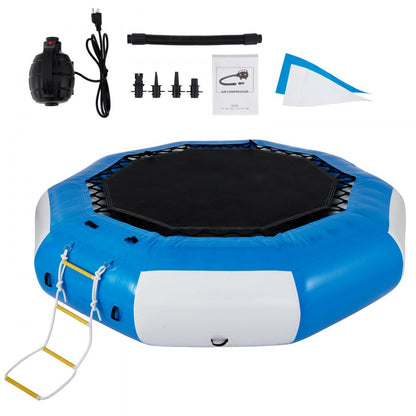 010342499870 - 13ft Inflatable Water Trampoline for Lakes & Ponds