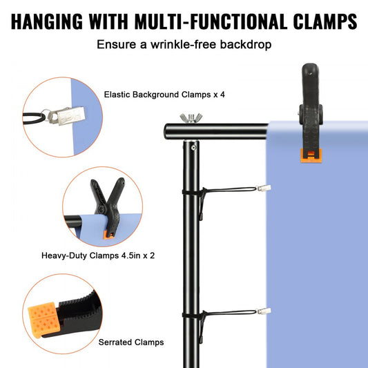 ZG-18-SJL - 12x10 ft Heavy Duty Backdrop Stand for Events
