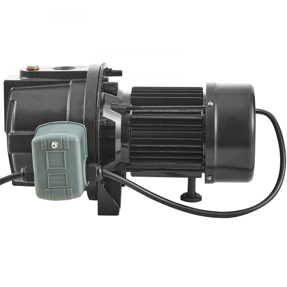 ZX11007 - 1HP Cast Iron Jet Pump, 17.6 GPM for Irrigation Tasks