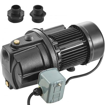 ZX11007 - 1HP Cast Iron Jet Pump, 17.6 GPM for Irrigation Tasks