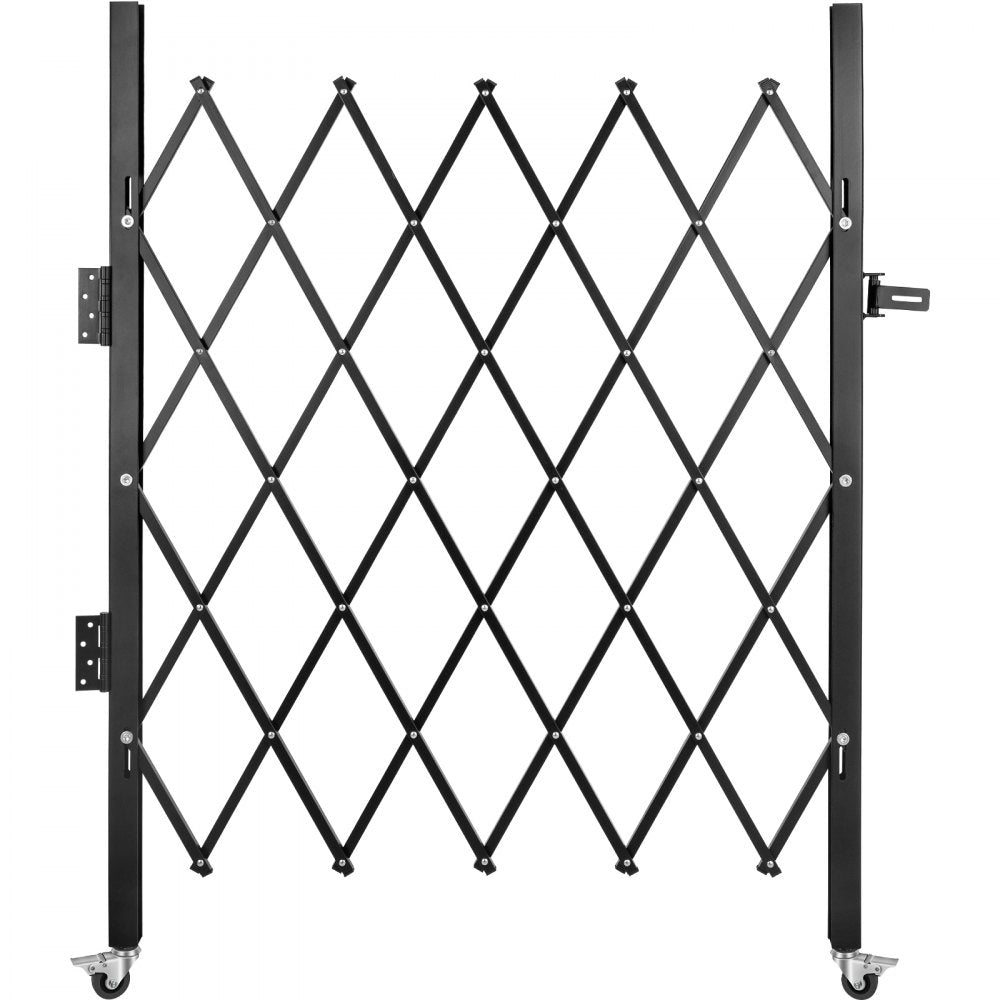 010564616036 - Adjustable 5.9ft Folding Security Gate with Lock