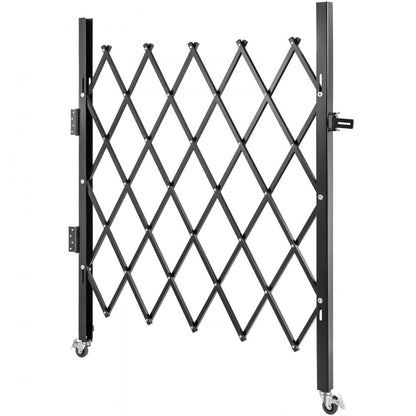 010564616036 - Adjustable 5.9ft Folding Security Gate with Lock