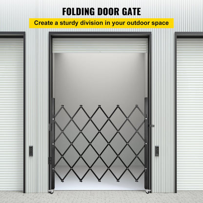 010683163000 - 48" H Steel Folding Security Gate, Expands 6.3" to 66" Wide