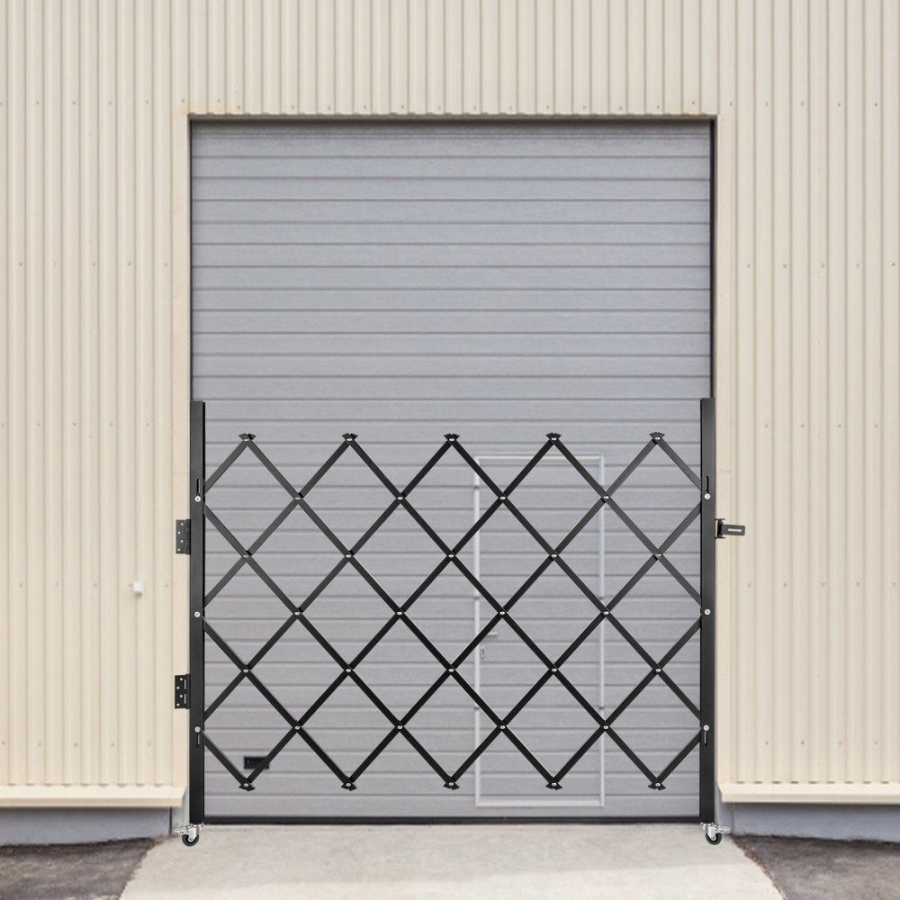 010683163000 - 48" H Steel Folding Security Gate, Expands 6.3" to 66" Wide