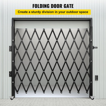 VV-SSFDM-6-1/2HS - Adjustable 0.3' to 7.1' Steel Folding Security Gate