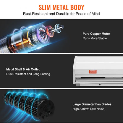 LFM120-900-U - 36" Wall-Mounted Air Curtain with 900 CFM Airflow