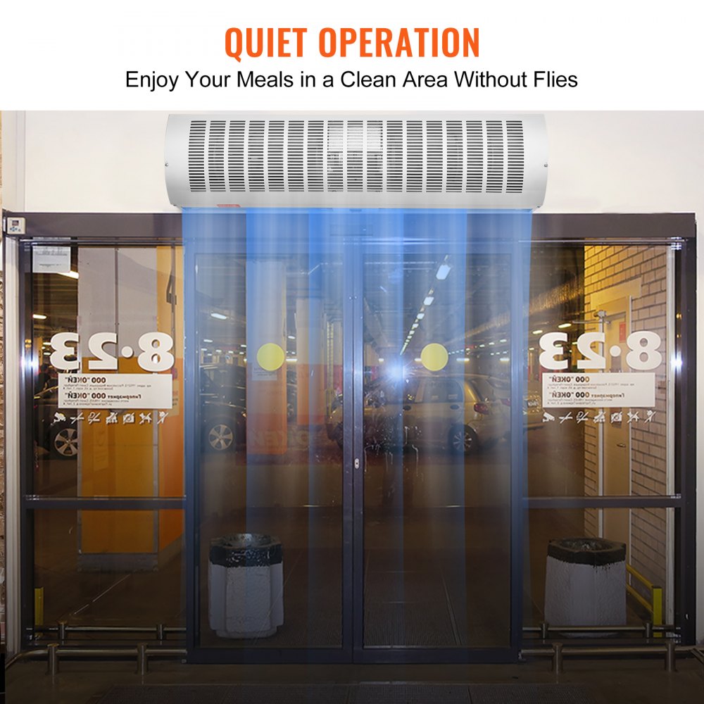 FM150-900-U - 36" Air Curtain with 1200 CFM Airflow for Clean Environments