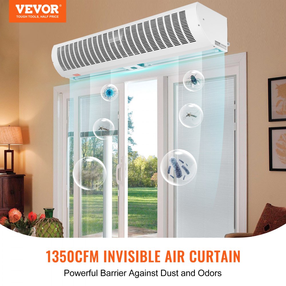 FM150-1050-U - 42" VEVOR Air Curtain with 1350 CFM Airflow