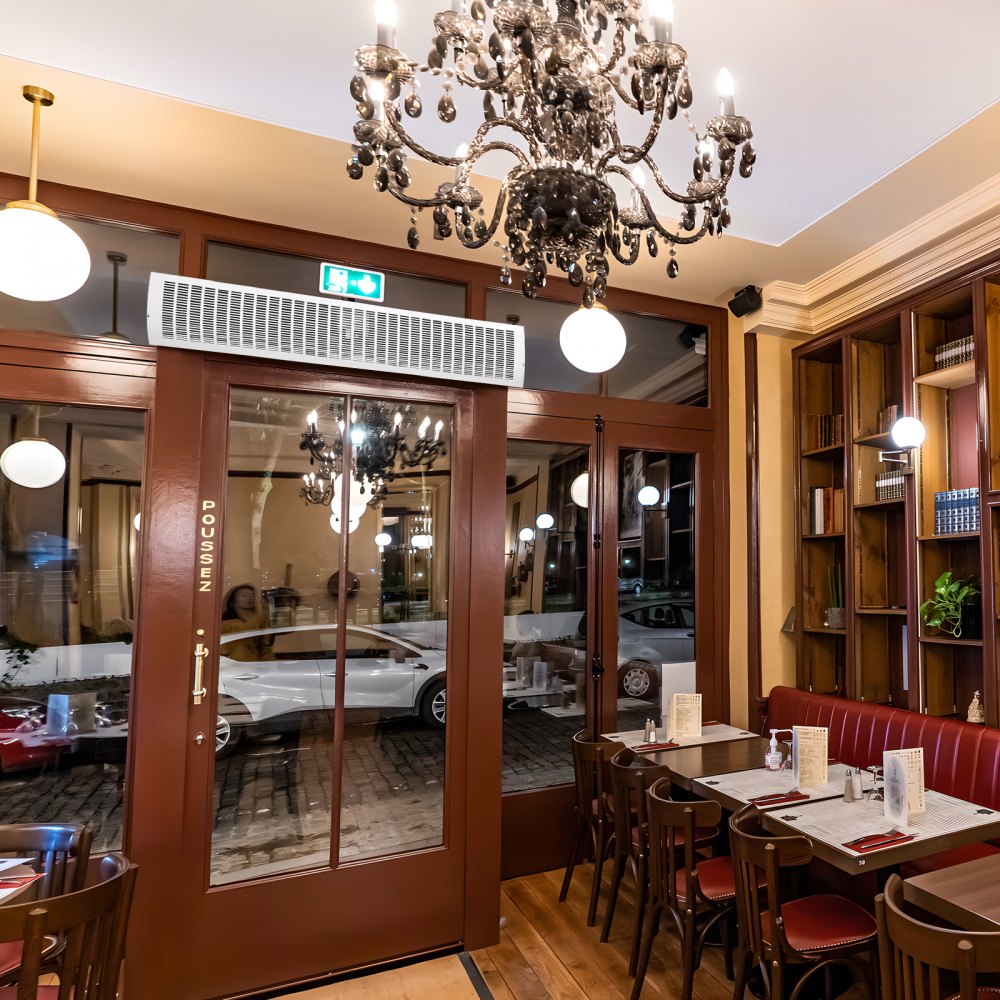 FM150-1500-U - 60" Air Curtain, 2100 CFM, Dual-Speed Operation