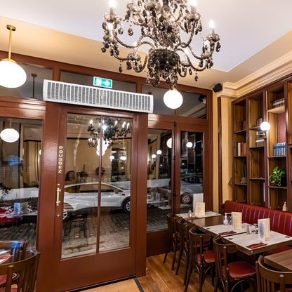 FM150-1500-U - 60" Air Curtain, 2100 CFM, Dual-Speed Operation