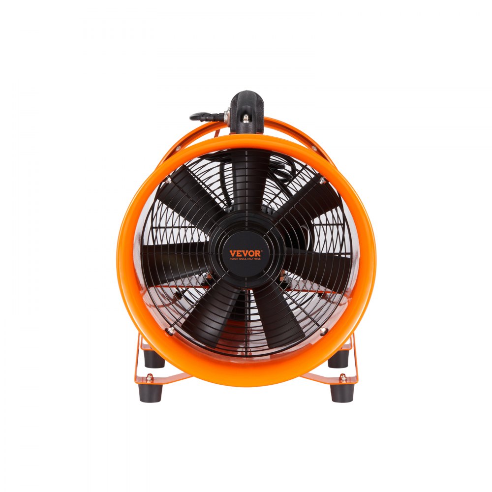 BT-SHT12A-U(D)5 - Heavy-Duty 12" Portable Ventilator with 16.4ft Duct Hose