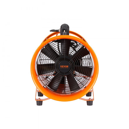 BT-SHT12A-U(D)5 - Heavy-Duty 12" Portable Ventilator with 16.4ft Duct Hose