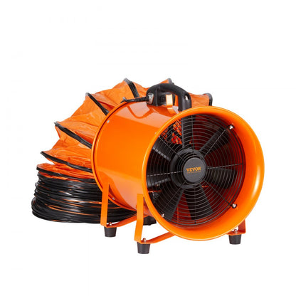 BT-SHT12A-U(D)5 - Heavy-Duty 12" Portable Ventilator with 16.4ft Duct Hose