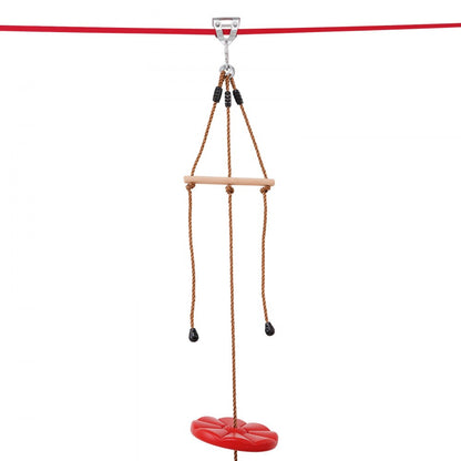 HL-65ft-009 - 65ft VEVOR Zipline Kit for 500 lb Capacity Fun!