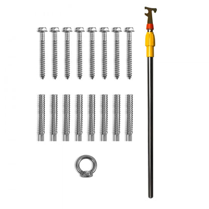 M6 - 23.6"x39.4" Automatic Attic Ladder, 350lb Capacity