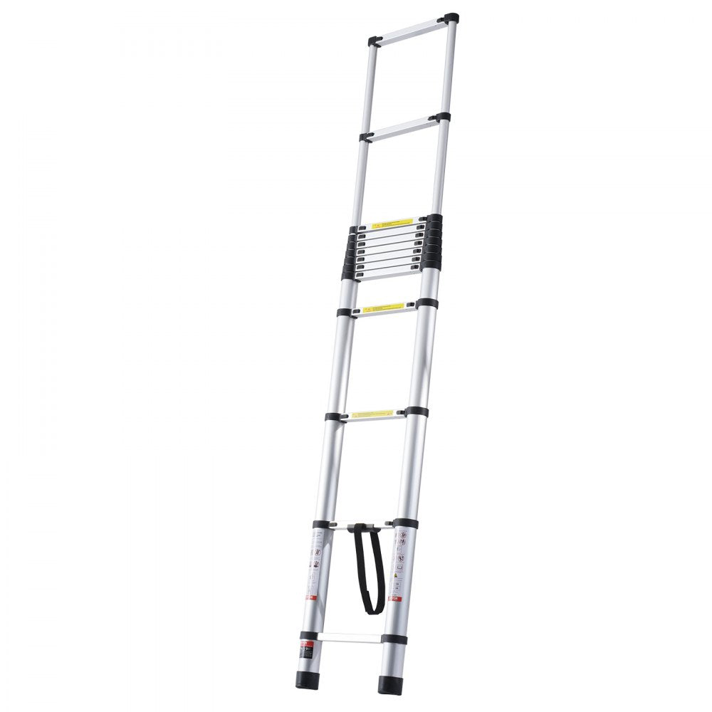 ML-1050P - 16.4FT Durable Aluminum Telescoping Ladder, 375 lbs Capacity