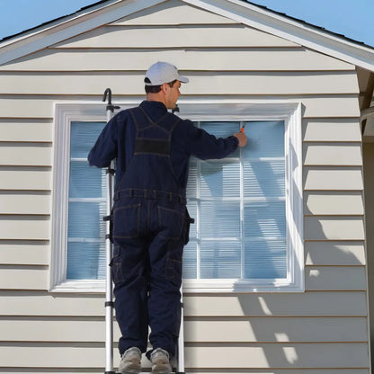 ML-1062P - 20.3FT Aluminum Telescoping Ladder with Non-Slip Support