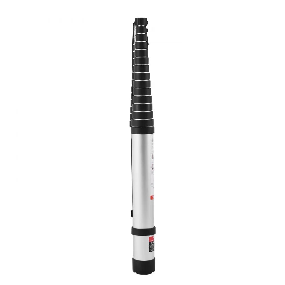 ML-1062P - 20.3FT Aluminum Telescoping Ladder with Non-Slip Support