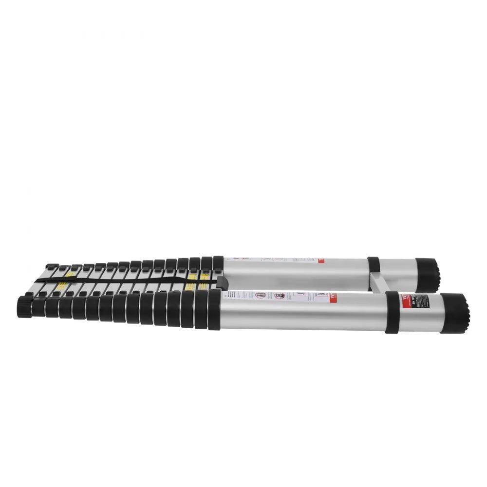 ML-1062P - 20.3FT Aluminum Telescoping Ladder with Non-Slip Support