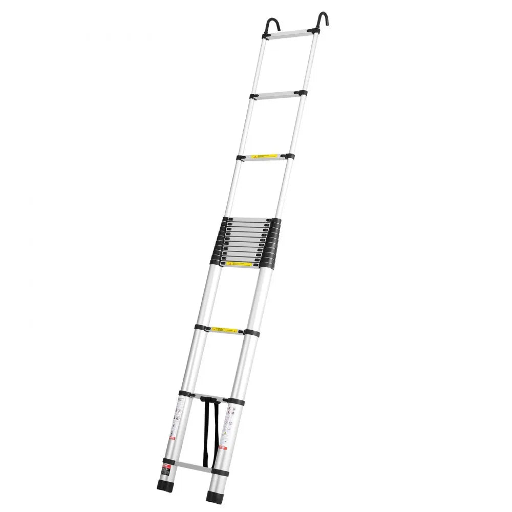 ML-1062P - 20.3FT Aluminum Telescoping Ladder with Non-Slip Support