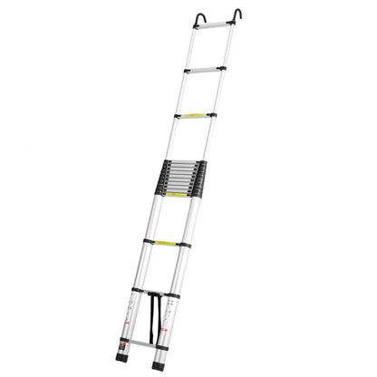 ML-1062P - 20.3FT Aluminum Telescoping Ladder with Non-Slip Support