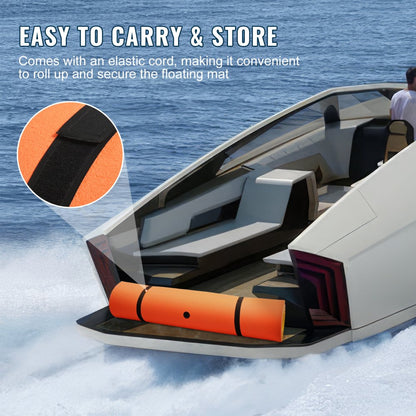 FS-108 - 9x6 ft Durable VEVOR Floating Mat for Lakes & Pools