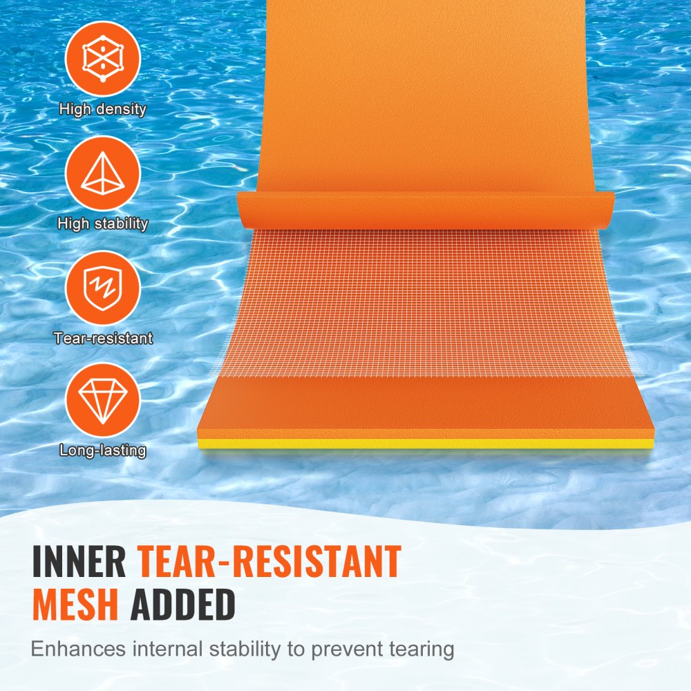 FS-144 - 12x6 FT Lightweight Lily Pad Mat for Lakes & Pools