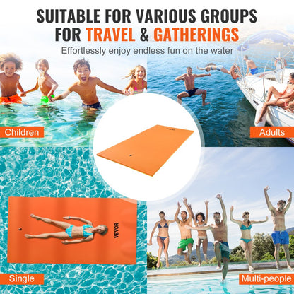 FS-144 - 12x6 FT Lightweight Lily Pad Mat for Lakes & Pools