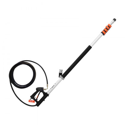 QD-SSG01 - 21 ft Telescoping Pressure Washer Wand with Brush Accessories