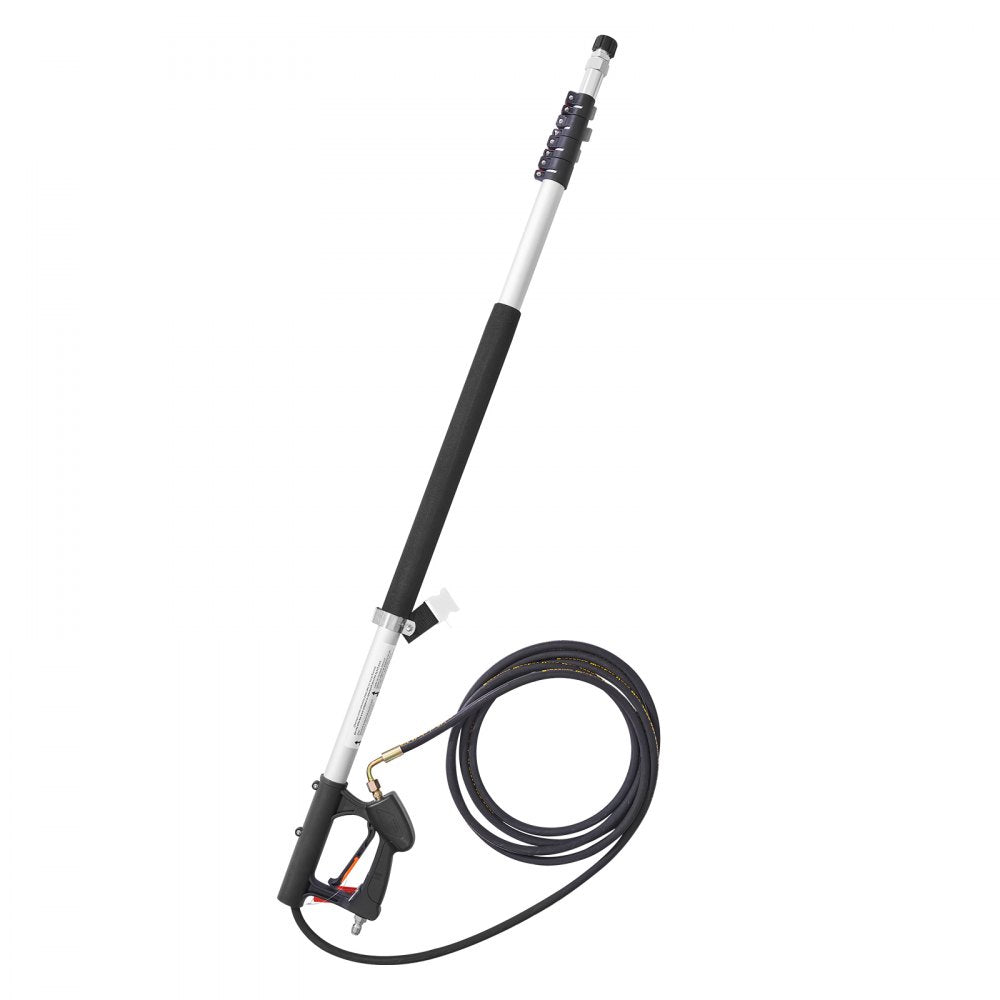 QD-SSG01 - 21 ft Telescoping Pressure Washer Wand with Brush Accessories