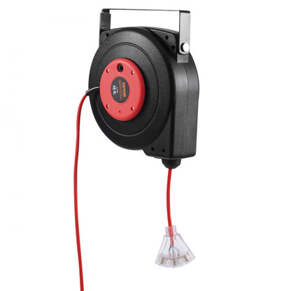 ZX-ZD150 - 45FT Retractable Extension Cord Reel with Safety Cut-Off