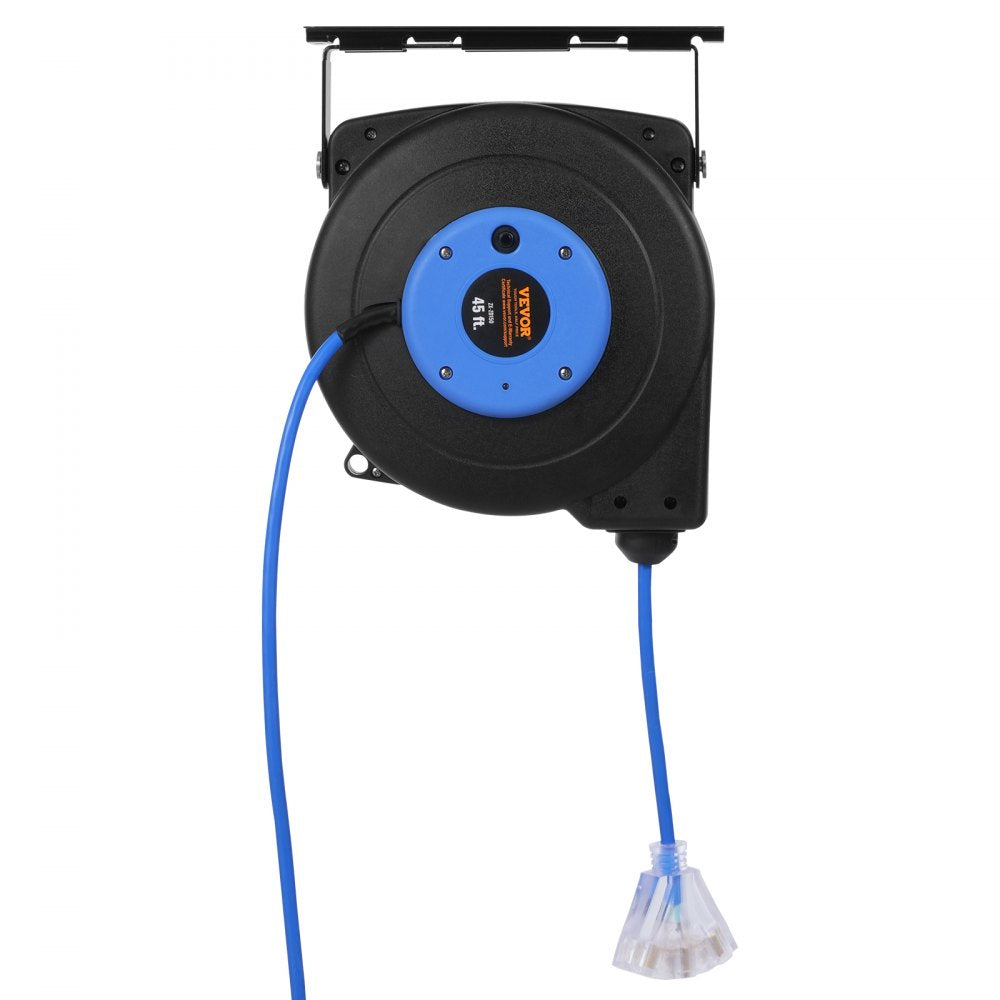 ZX-ZD150 - 45FT Retractable Cord Reel with 15A Circuit Breaker