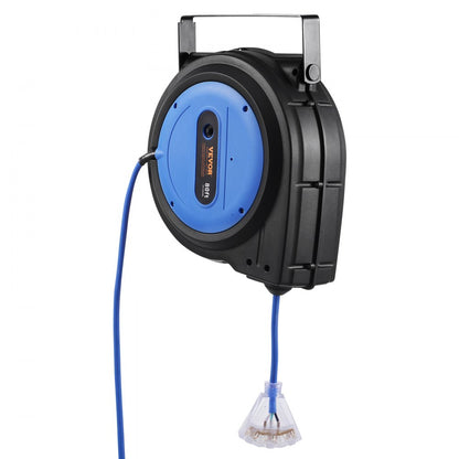 ZX-ZD200 - 80FT Outdoor Safe Retractable Cord Reel with 15A Breaker
