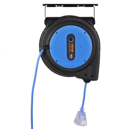 ZX-ZD200 - 80FT Outdoor Safe Retractable Cord Reel with 15A Breaker